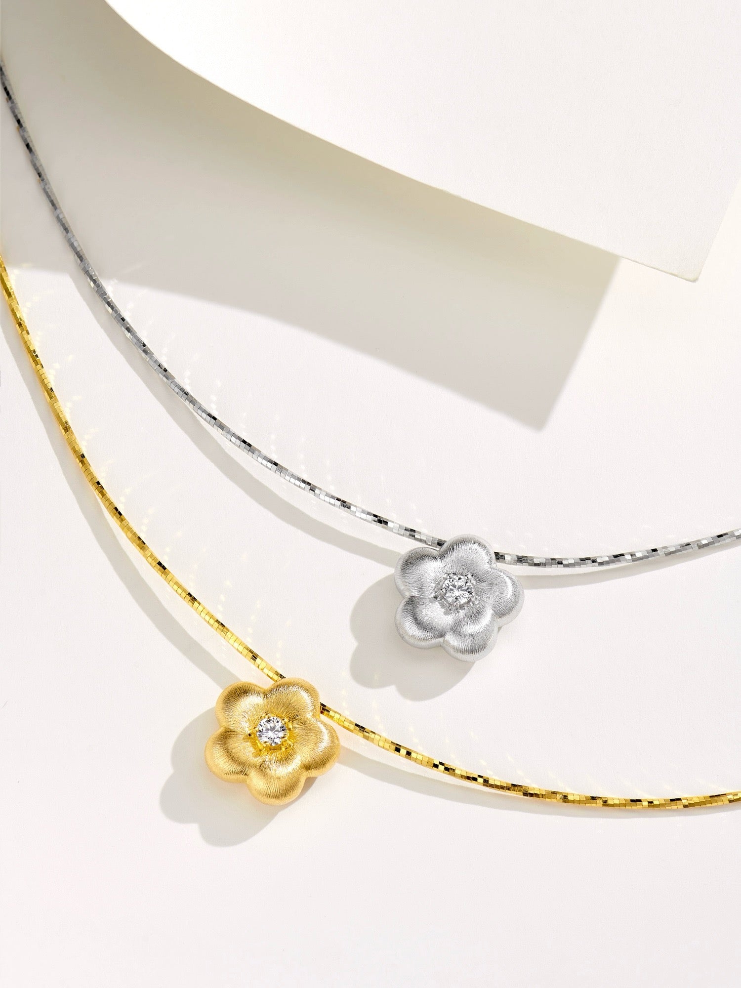 Handcrafted Floral Elegance Necklace – Available in Dual Tones