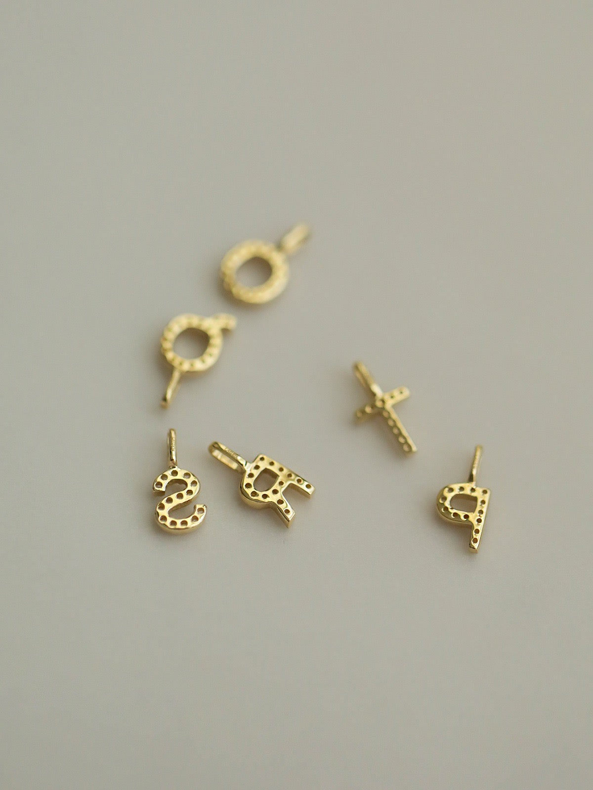 Personalized Initial Letter Necklace – 14K Gold Plated Sterling Silver
