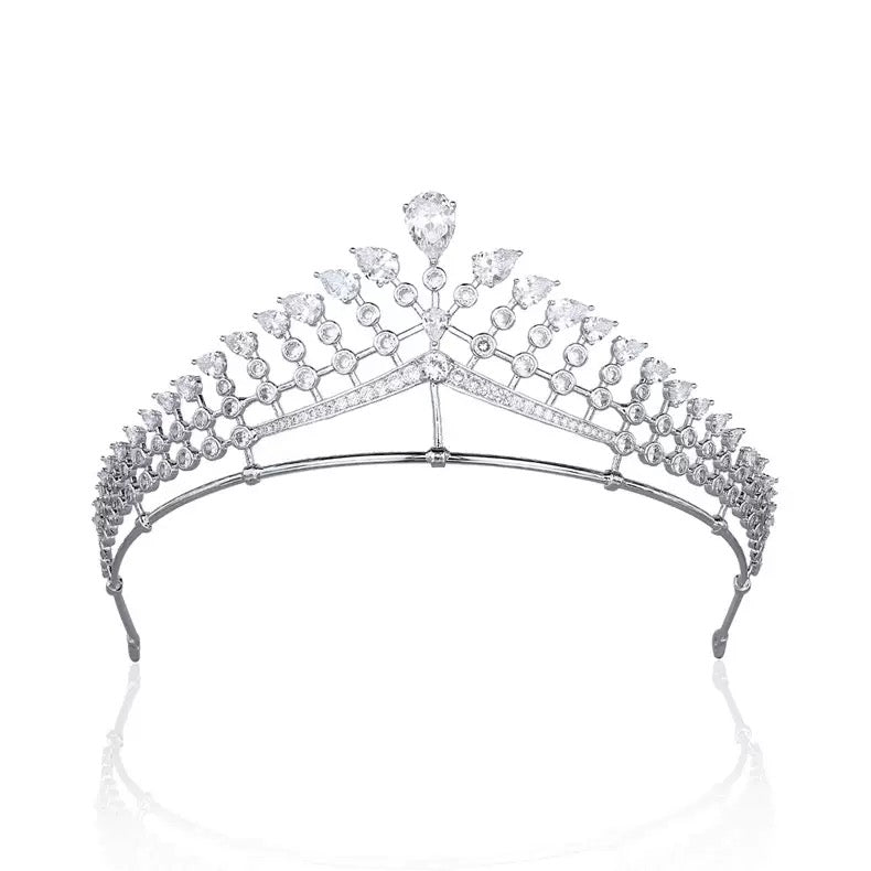 Regal Crystal Bridal Tiara – Elegant Wedding Crown for Brides