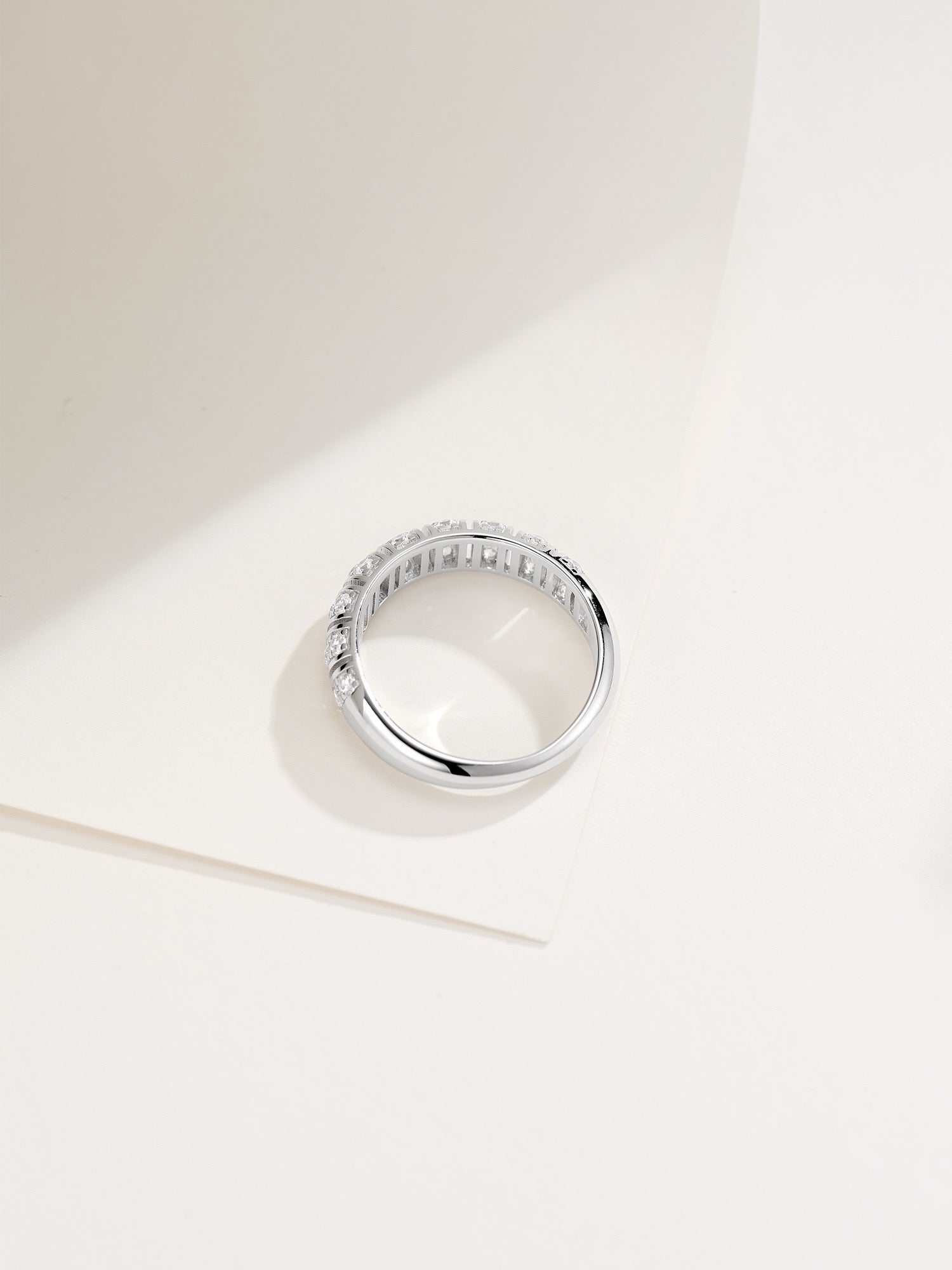 Sunlit Splendor: Yellow Zircon Encrusted Sterling Silver Ring